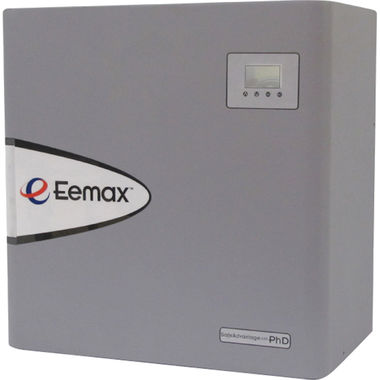 Click here to see Eemax AP032208 EEMax SpecAdvantage Electric Tankless Water Heater with Thermo-Optical Sensor, Bottom Connections, 32kW, 208V - AP032208