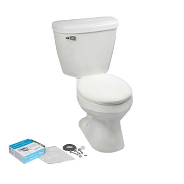 Click here to see Mansfield 380CTK-WHT Mansfield 380CTK-WHT Summit White 1.6 GPF Round Bowl Toilet