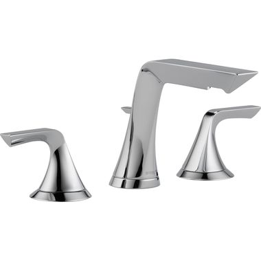 Click here to see Brizo 65350LF-PC Brizo Sotria Widespread Bathroom Faucet with Two-Handles, 1.5 GPM, Polished Chrome - 65350LF-PC