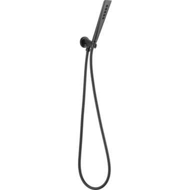 Click here to see Brizo 88850-BL Brizo Sotria Matte Black H2Okinetic Wall-Mounted Hand Shower with Stretchable Hose and Wall Bracket, 1.75 GPM, Dual-Check Valve - 88850-BL