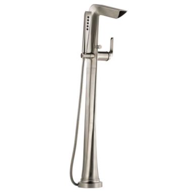 Click here to see Brizo T70150-PC Brizo Sotria Single-Handle Freestanding Tub Filler with H2Okinetic Hand Shower, 1.75 GPM, Lever Handle, ADA, Polished Chrome - T70150-PC