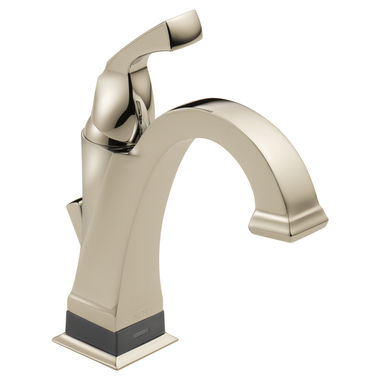 Click here to see Delta 551T-PN-DST Delta Dryden Single-Handle Bathroom Faucet w/ Touch2O, Deck Mount, 1.2 GPM, Polished Nickel - 551T-PN-DST