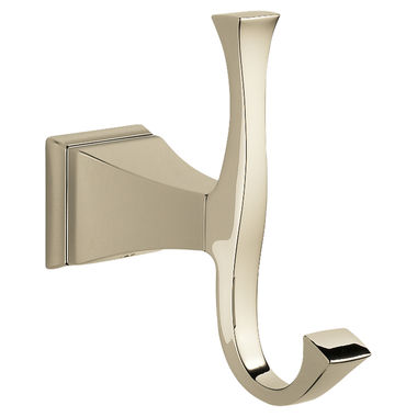 Click here to see Delta 75135-PN Delta Dryden Double Robe Hook, Polished Nickel - 75135-PN