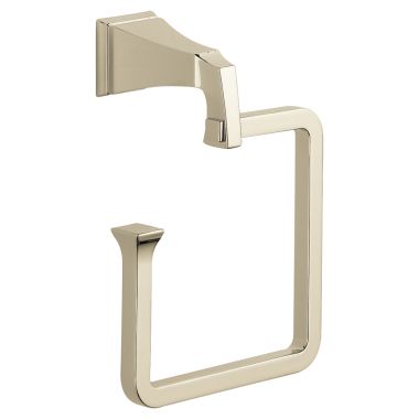 Click here to see Delta 75146-PN Delta Dryden Wall Mounted Towel Ring, Polished Nickel - 75146-PN