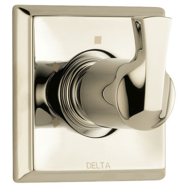 Click here to see Delta T11851-PN Delta Dryden Single-Handle 3-Function Diverter Valve Trim, Lever Handle, 2-Port, Polished Nickel - T11851-PN