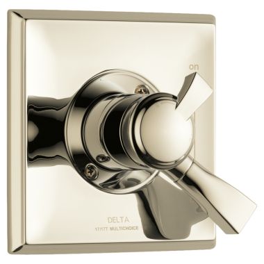 Click here to see Delta T17051-PN Delta Dryden Monitor 17 Series Two-Handle Valve Trim, Lever Handles, Polished Nickel - T17051-PN