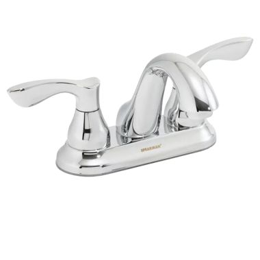 Click here to see Speakman SB-1711 Speakman Chelsea Two-Handle Centerset Bathroom Faucet with Pop-Up Drain, Sculpted Lever Handles, 1.2 GPM, Lead-Free Brass, Chrome - SB-1711 