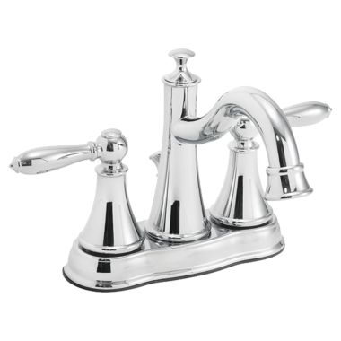 Click here to see Speakman SB-1111 Speakman Alexandria Traditional Two-Handle Centerset Bathroom Faucet with Drain Assembly, 1.5 GPM, Lead-Free Brass, Ceramic Cartridge, Chrome - SB-1111 