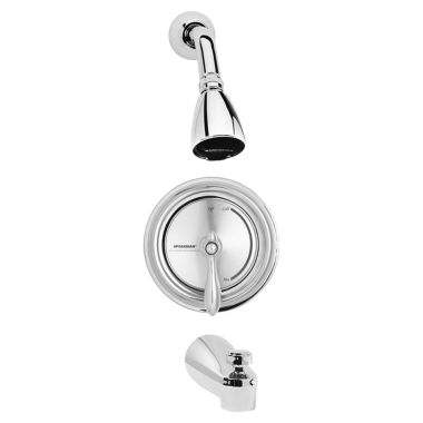Click here to see Speakman SM-3030 Speakman Sentinel Mark II Anti-Scald Thermostatic Pressure-Balanced Tub/Shower Faucet with 2 GPM Single-Function Shower Head, Polished Chrome - SM-3030