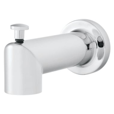 Click here to see Speakman S-1558 Speakman Neo Chrome Tub Spout with Pull-Up Diverter, 5.75in Spout Length, Wall-Mount Installation, 1/2in Slip-Fit, Metal Construction - S-1558