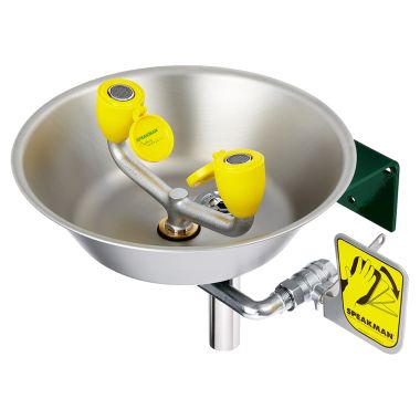 Click here to see Speakman SE-582 Speakman SE-582 Stainless Steel Wall-Mounted Emergency Eyewash
