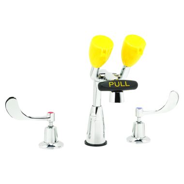 Click here to see Speakman SEF-1000-CA Speakman SEF-1000-CA Eyesaver Chrome / Yellow Eye Wash/Faucet Combination