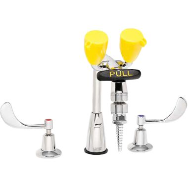 Click here to see Speakman SEF-1800-ST Speakman Sef-1800-St Eyesaver Chrome / Yellow Eye Wash/Faucet Combination