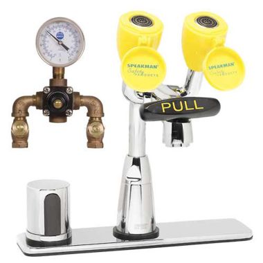 Click here to see Speakman SEF-1813-TW Speakman Sef-1813-Tw Eyesaver Chrome / Yellow Eye Wash/Faucet Combination
