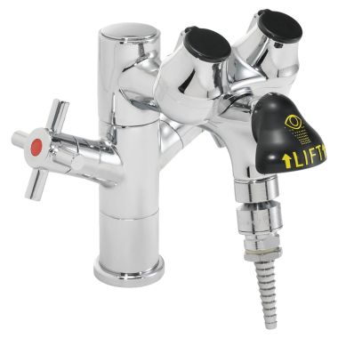 Click here to see Speakman SEF-1850-ST Speakman SEF-1850-ST Eyesaver Chrome Eye Wash/Faucet Combination