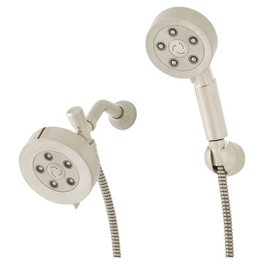 Click here to see Speakman VS-113010-BN Speakman Neo Anystream Shower Combination with 60in Metal Hose and Mounting Bracket, 2.5 GPM, Brushed Nickel - VS-113010-BN