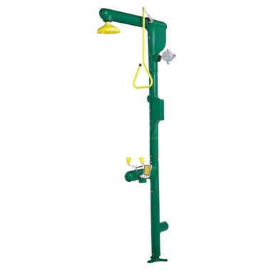 Click here to see Speakman SE-7000 Speakman Se-7000 Safe-T-Zone Green / Yellow Heat Traced Emergency Shower Combination
