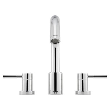 Click here to see Speakman SB-1031 Speakman Neo Roman Tub Faucet with 7.7-Inch Spout Reach, Deck-Mount, Three-Hole Installation, Polished Chrome, Two-Lever Handles - SB-1031