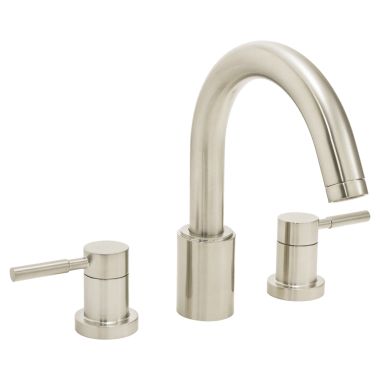 Click here to see Speakman SB-1031-BN Speakman Neo Roman Tub Faucet with 7.7-Inch Spout Reach, Deck-Mount, Three-Hole Installation, Brushed Nickel, Two-Lever Handles  - SB-1031-BN
