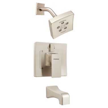 Click here to see Speakman SM-9430-P-BN Speakman SM-9430-P-Bn The Edge Brushed Nickel Shower And Tub Combination