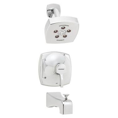 Click here to see Speakman SM-11030-P Speakman Tiber Tub/Shower Faucet, Pressure Balance Valve, 2.5 GPM, Single Lever Handle, Chrome - SM-11030-P