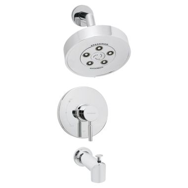 Click here to see Speakman SM-1030-P Speakman Neo Tub/Shower Faucet with 2.5 GPM Multi-Function Shower Head, Pressure Balance Valve, Polished Chrome - SM-1030-P