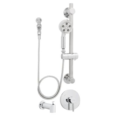Click here to see Speakman SM-1090-ADA-P Speakman Neo Tub/Shower Faucet with Diverter Tub Spout, Pressure Balance Valve, 2.5 GPM, Single Lever Handle, Polished Chrome - SM-1090-ADA-P