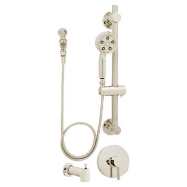 Click here to see Speakman SM-1090-ADA-PBN Speakman Neo Tub/Shower Faucet with Diverter Tub Spout, Pressure Balance Valve, 2.5 GPM, Single Lever Handle, Brushed Nickel - SM-1090-ADA-PBN