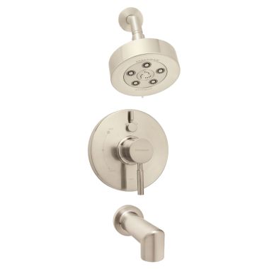 Click here to see Speakman SM-1430-P-BN Speakman Neo Tub/Shower Faucet with 2.5 GPM Multi-Function Shower Head, Pressure Balance Valve, Brushed Nickel - SM-1430-P-BN