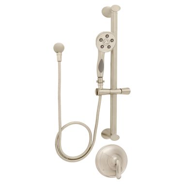 Click here to see Speakman SM-7040-P-BN Speakman SM-7040-P-BN Caspian Brushed Nickel Shower And Tub Combination