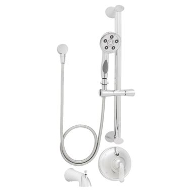 Click here to see Speakman SM-7050-P Speakman SM-7050-P Caspian Chrome Shower And Tub Combination