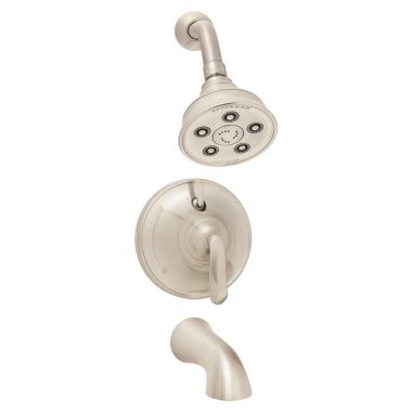 Click here to see Speakman SM-7430-P-BN Speakman Caspian Tub/Shower Faucet, Pressure Balance Diverter Valve, 2.5 GPM, Single-Lever Handle, Brushed Nickel - SM-7430-P-BN