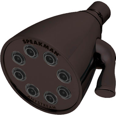 Click here to see Speakman S-2251-ORB Speakman Icon 3-Function Anystream Shower Head with 8 Plungers and 64 Sprays, Round, 2.5 GPM, Spray Adjusting Handle, Oil Rubbed Bronze - S-2251-ORB