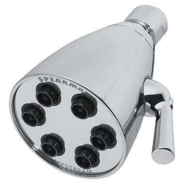 Click here to see Speakman S-2252-PN Speakman Icon 6in 3-Function Shower Head, Anystream Technology, Polished Brass, 2.5 GPM - S-2252-PN