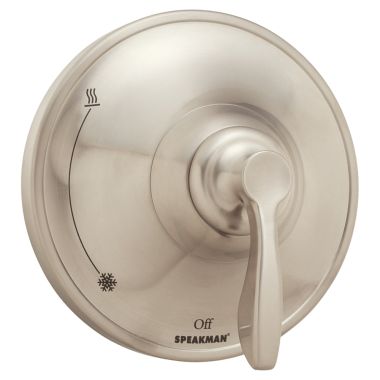 Click here to see Speakman SM-10000-P-BN Speakman Chelsea Pressure Balance Shower Valve Trim, Lever Handle, Brushed Nickel - SM-10000-P-BN
