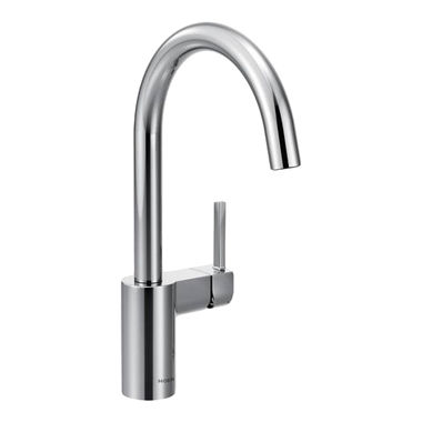 Click here to see Moen 7365 Moen Align Single-Handle High Arc Kitchen Faucet, Chrome - 7365