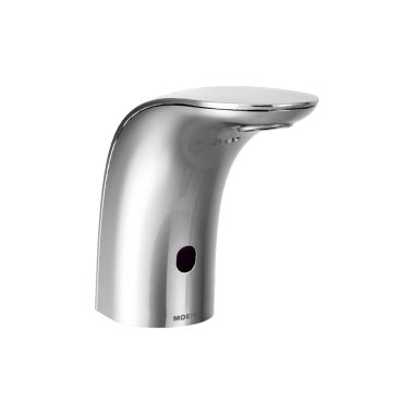 Click here to see Moen 8553 Moen M-Power Chrome Electronic and Above-Deck Lavatory Faucet, Hands-Free, Sensor, and Non-Mixing, 0.5 GPM - 8553 
