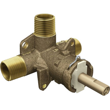Click here to see Moen 62345 Moen 62345 M-Pact Posi-Temp Tub/Shower Rough-In Valve w/ Stops, 1/2