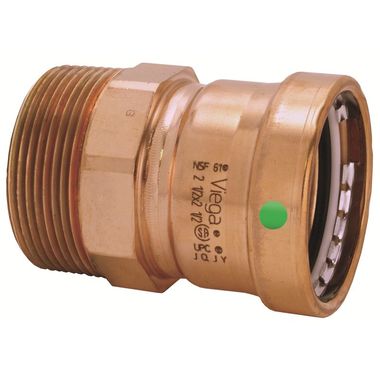 Click here to see Commodity  Viega 20838 ProPress 4-Inch Copper Press Male Adapter, Smart Connect, Zero Lead