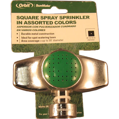 Click here to see Thrifty 56014 Thrifty 56014 Zinc Square Spray Hose End