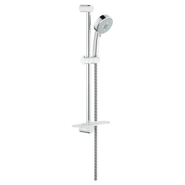 Click here to see Grohe 27577001 GROHE 27577001 Tempesta Cosmopolitan Shower Rail Set - StarLight Chrome