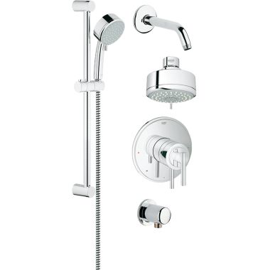 Click here to see Grohe 35055000 Grohe 35055000 Grohflex Shower Set - Starlight Chrome