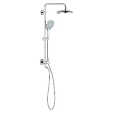 Click here to see Grohe 26126000 Grohe 26126000 Retro-Fit 190 Shower System - StarLight Chrome