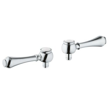 Click here to see Grohe 19208000 Grohe 19208000 Geneva Lever Handles - StarLight Chrome