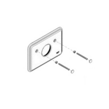 Click here to see Grohe 47589EN0 Grohe 47589EN0 Square Escutcheon, Brushed Nickel