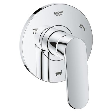 Click here to see Grohe 118306 GROHE 118306 Europlus 5-Port Diverter Valve Trim, StarLight Chrome 
