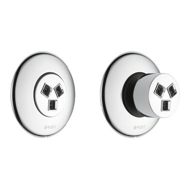 Click here to see Brizo SH84100-PC Brizo SH84100-PC Chrome Soothing HydraChoice Round Body Spray Sprayhead