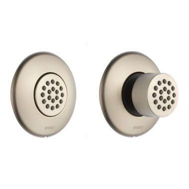 Click here to see Brizo T84613-BN Brizo Essential Hydrachoice Max Round Body Spray Trim, 1.5 GPM, Brilliance Brushed Nickel- T84613-BN