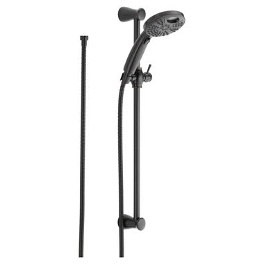 Click here to see Delta 51406-RB Delta Universal Showering Temp2O 6-Setting Hand Shower with Slide Bar, Touch-Clean, 1.75 GPM, Venetian Bronze - 51406-RB