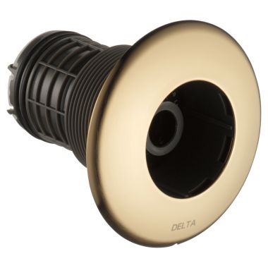 Click here to see Delta T50010-CZ Delta HydraChoice Round Body Spray Trim, 1.0 GPM, Flush Mount Installation, Champagne Bronze - T50010-CZ